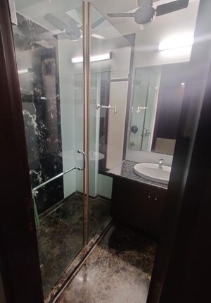 Bathroom in 3 BHK Builder Floor at Greater Kailash – for Rent