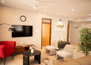Living Room in 3 BHK Apartment at Emmanuel Pride, Richmond Town – for Rent