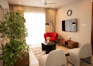 Living Room in 3 BHK Apartment at Emmanuel Pride, Richmond Town – for Rent