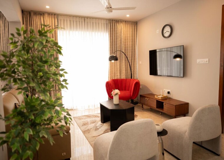 Living Room, emmanuel-pride 3 Bedroom 1700 Sq.Ft. Apartment In Richmond Town Bangalore 10656408