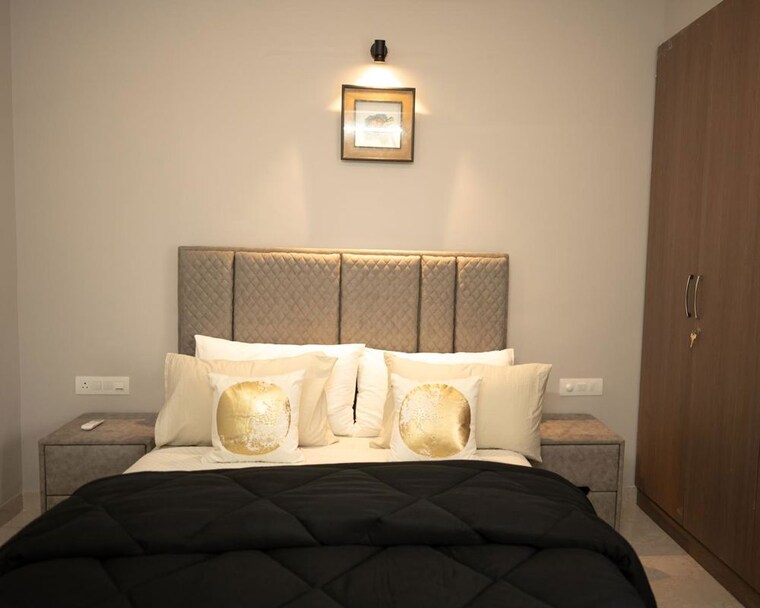Bedroom, emmanuel-pride 3 Bedroom 1700 Sq.Ft. Apartment In Richmond Town Bangalore 10656408