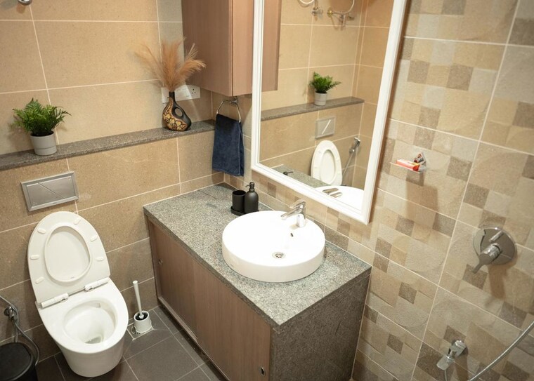 Bathroom, emmanuel-pride 3 Bedroom 1700 Sq.Ft. Apartment In Richmond Town Bangalore 10656408