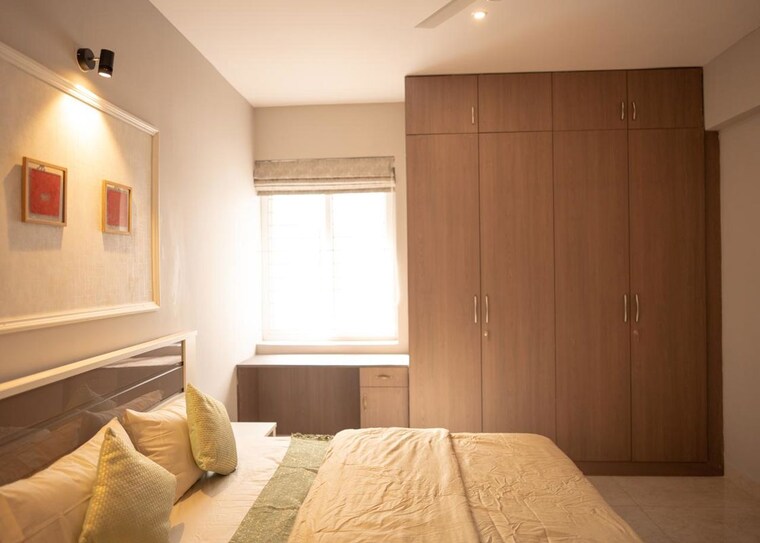 Bedroom, emmanuel-pride 3 Bedroom 1700 Sq.Ft. Apartment In Richmond Town Bangalore 10656408