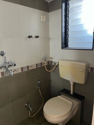 Bathroom in 2 BHK Apartment at Hari Complex, Ghansoli – for Rent