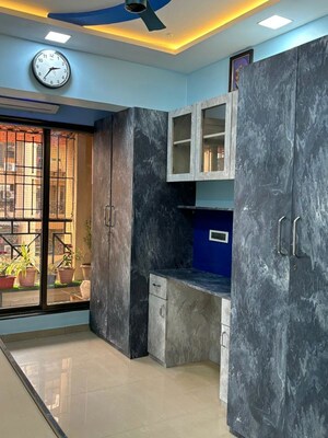Bedroom in 2 BHK Apartment at BKS Galaxy CHS, Kharghar – for Rent