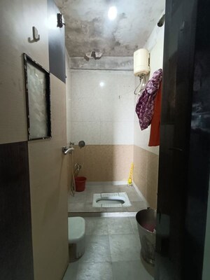 Bathroom in 2 BHK Apartment at Hari Complex, Ghansoli – for Rent