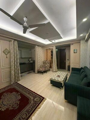 Living Room in 2 BHK Builder Floor at Saket – for Rent