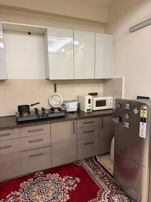 Kitchen in 2 BHK Builder Floor at Saket – for Rent
