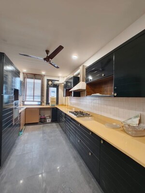 Kitchen in 3 BHK Builder Floor at Greater Kailash – for Rent