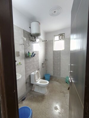 Bathroom in 1 BHK Builder Floor at Saket – for Rent