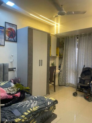 Bedroom in 2 BHK Apartment at Nisarg Hyde Park, Kharghar – for Rent