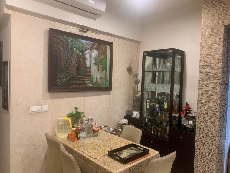 Living Room, lnt-crescent-bay-t3 2 Bedroom 750 Sq.Ft. Apartment In Parel Mumbai 10656510