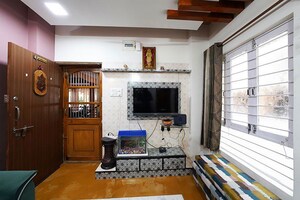 Living Room in 2 BHK Apartment at Satellite – for Sale