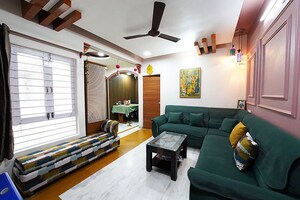 Living Room in 2 BHK Apartment at Satellite – for Sale