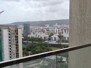 Balcony in 3 BHK Apartment at Bhagwati Luxuria, Kharghar Sector 19 – for Rent