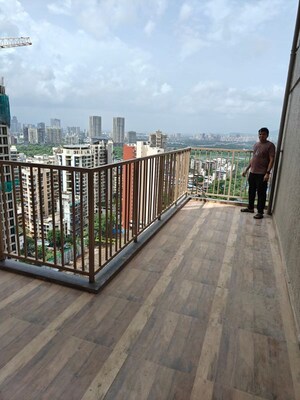 Balcony in 3 BHK Apartment at Bhagwati Luxuria, Kharghar Sector 19 – for Rent
