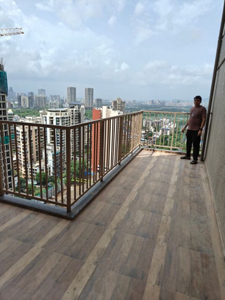 Balcony, bhagwati-luxuria 3 Bedroom 1000 Sq.Ft. Apartment In Kharghar Sector 19 Navi Mumbai 10656539