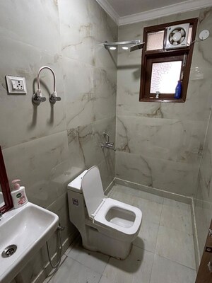 Bathroom in 3 BHK Apartment at Saket – for Rent
