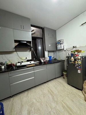 Kitchen in 1 BHK Builder Floor at Saket – for Rent
