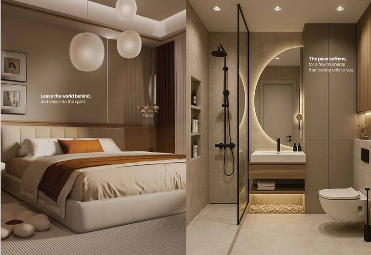 Bathroom, sanjeevini-the-adwaith 4 Bedroom 2555 Sq.Ft. Apartment In Gunjur Palya Bangalore 10656517
