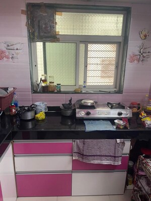 Kitchen in 1 BHK Apartment at Manjari Paradise, Kharghar – for Rent