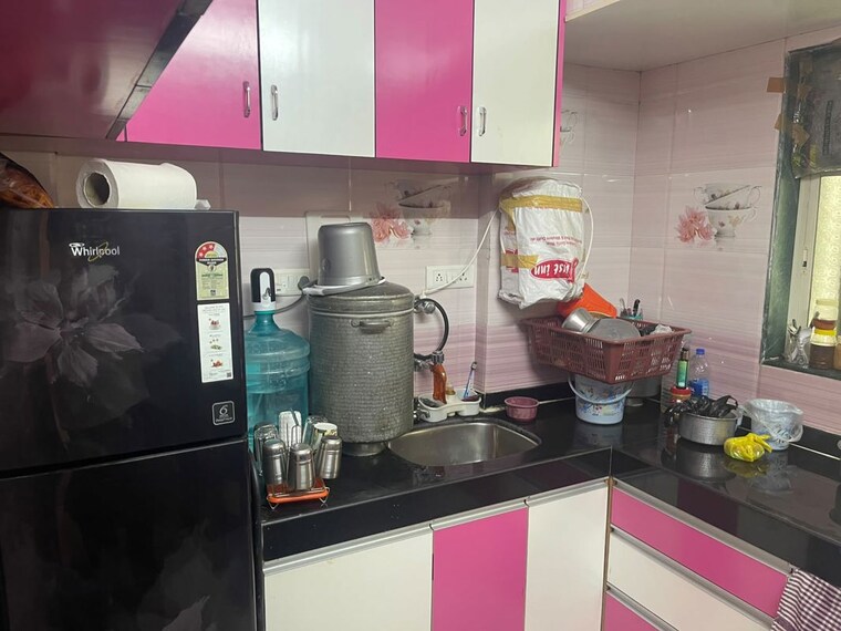 Kitchen, manjari-paradise 1 Bedroom 650 Sq.Ft. Apartment In Kharghar Navi Mumbai 10656560