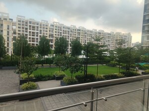 Balcony in 2 BHK Apartment at Paranjape Broadway, Wakad – for Rent