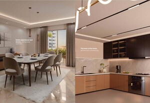 Kitchen in 3 BHK Apartment at Sanjeevini The Adwaith, Gunjur Palya – for Sale