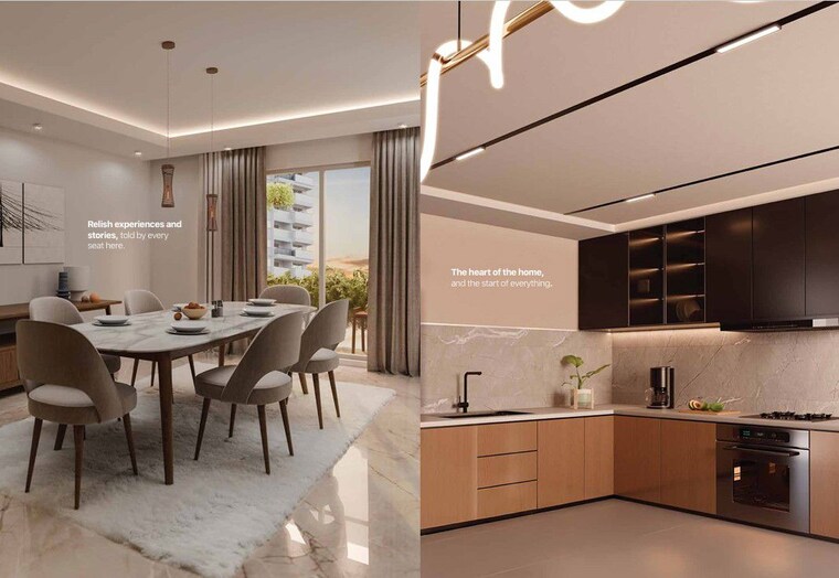 Kitchen, sanjeevini-the-adwaith 3 Bedroom 1950 Sq.Ft. Apartment In Gunjur Palya Bangalore 10656583