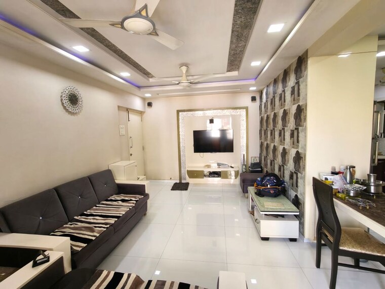 Living Room, dev-land-ashoka 2 Bedroom 700 Sq.Ft. Apartment In Samata Nagar Thane 10656591