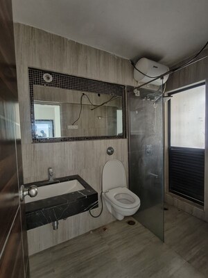 Bathroom in 3 BHK Apartment at Dosti Vihar, Samata Nagar – for Rent