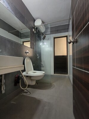 Bathroom in 3 BHK Apartment at Dosti Vihar, Samata Nagar – for Rent