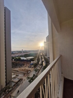 Balcony in 2 BHK Apartment at Eden Park At The Prestige City, Sarjapur Road – for Rent