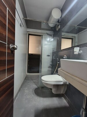 Bathroom in 2.5 BHK Apartment at Dosti Vihar, Samata Nagar – for Rent