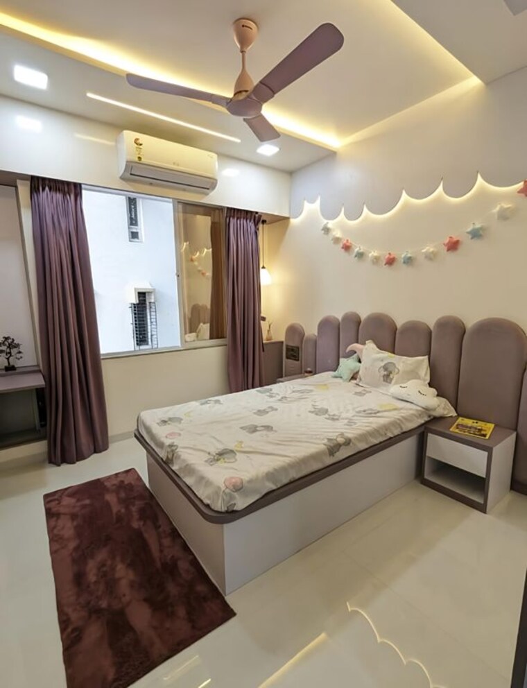 Bedroom, risland-the-icon-phase-3 3 Bedroom 1050 Sq.Ft. Apartment In Dhokali Thane 10656653