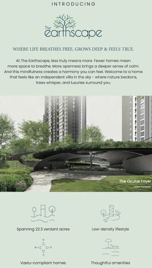 4 BHK Apartment – Exterior View View at Bricks The Earthscape, Kacharakanahalli - for Sale