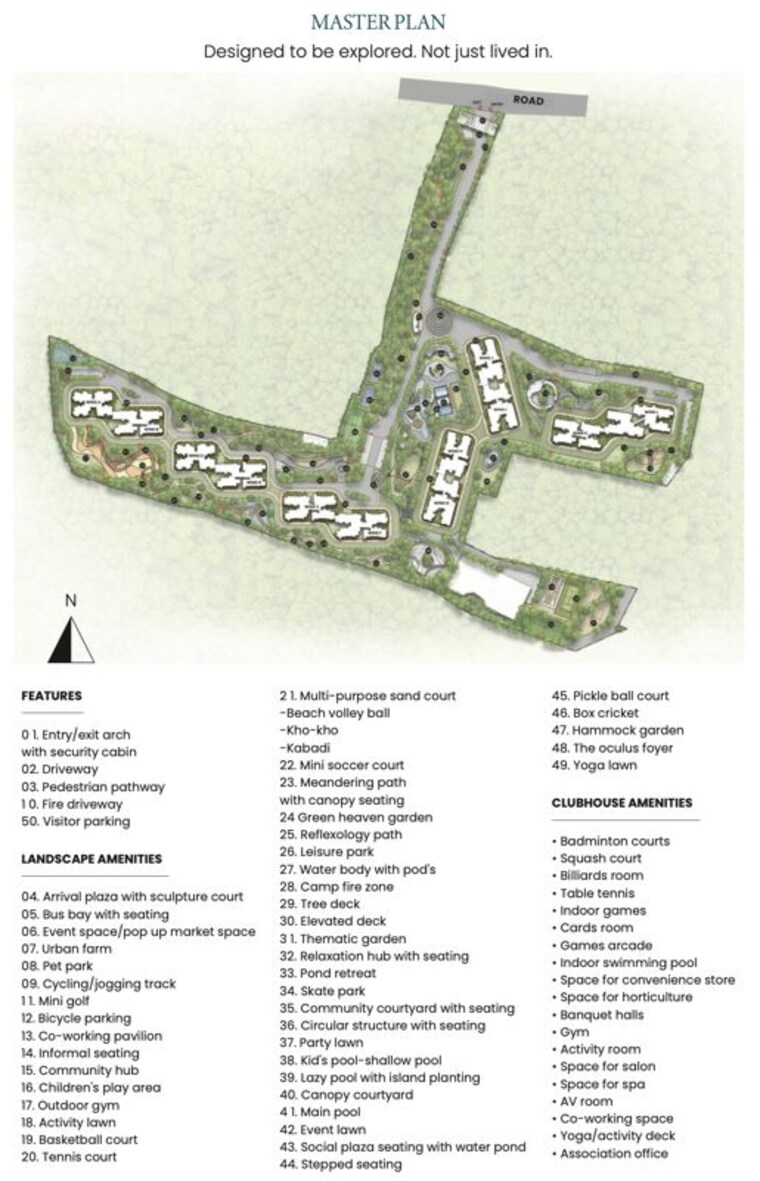 Master Plan, bricks-the-earthscape 4 Bedroom 3300 Sq.Ft. Apartment In Kacharakanahalli Bangalore 10656616