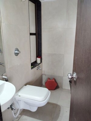 Bathroom in 1 BHK Apartment at Conwood Astoria, Goregaon East – for Rent