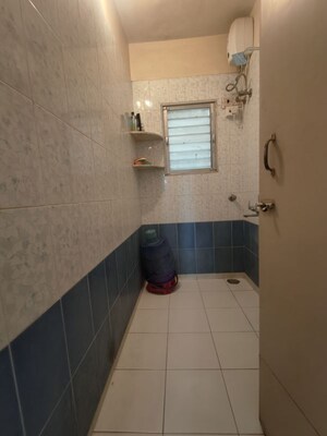Bathroom in 2 BHK Apartment at Vijay Wimbledon Park, Vartak Nagar – for Rent