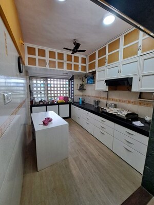 Kitchen in 3 BHK Apartment at Meenakshi Apartment, Goregaon East – for Rent