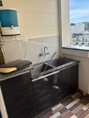 Kitchen in 3 BHK Builder Floor at Canal Road – for Rent
