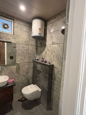 Bathroom in 3 BHK Builder Floor at Canal Road – for Rent