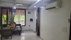 Living Room in 3 BHK Builder Floor at Rajouri Garden – for Rent