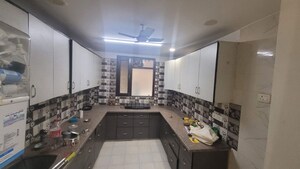 Kitchen in 3 BHK Builder Floor at Rajouri Garden – for Rent