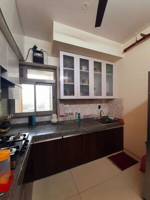Kitchen in 2.5 BHK Apartment at Evershine Crown, Kandivali East – for Rent