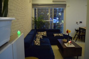 Living Room in 3 BHK Apartment at Gaur Sportswood, Sector 79 – for Rent