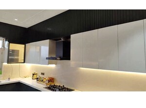 Kitchen in 5 BHK Builder Floor at Elegant Floors, Green Fields Colony – for Rent