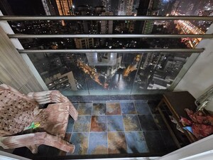 Balcony in 3 BHK Apartment at Chaitanya Radha Krishna, Borivali East – for Rent