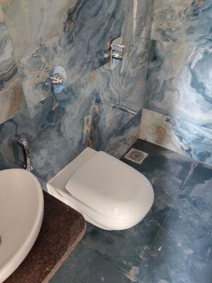 Bathroom in 1 BHK Apartment at DPS Nakshatra Heights, Kandivali West – for Rent