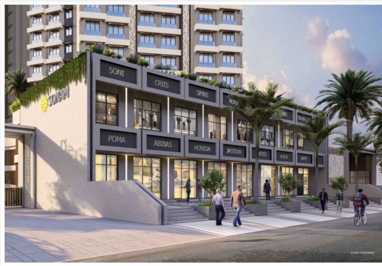Exterior View, sonam-indradhanush 2 Bedroom 764 Sq.Ft. Apartment In Kashigaon Thane 10655131